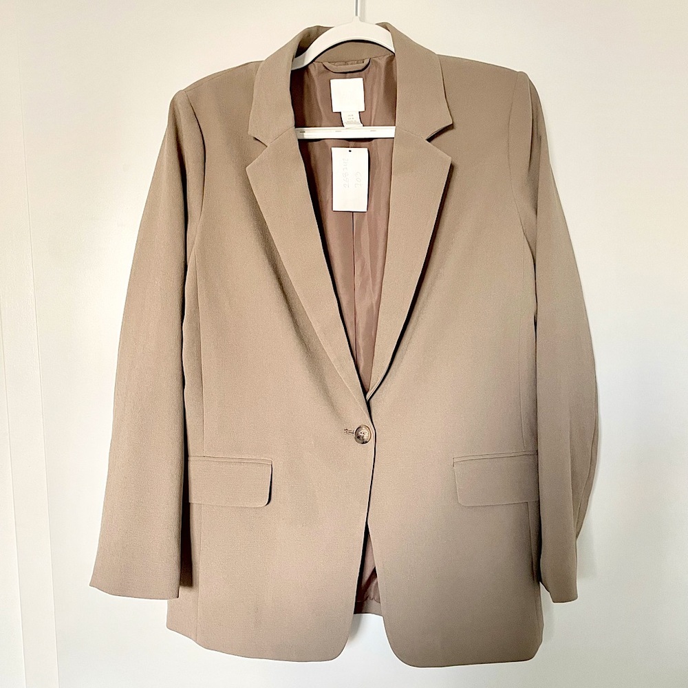 Taupe Oversized H&M Blazer